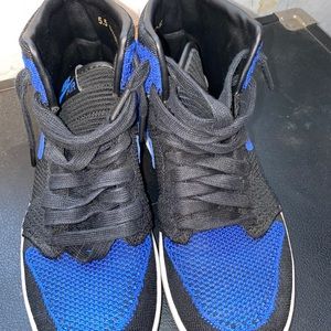 Jordan 1 retro high og flyknit royal sneakers